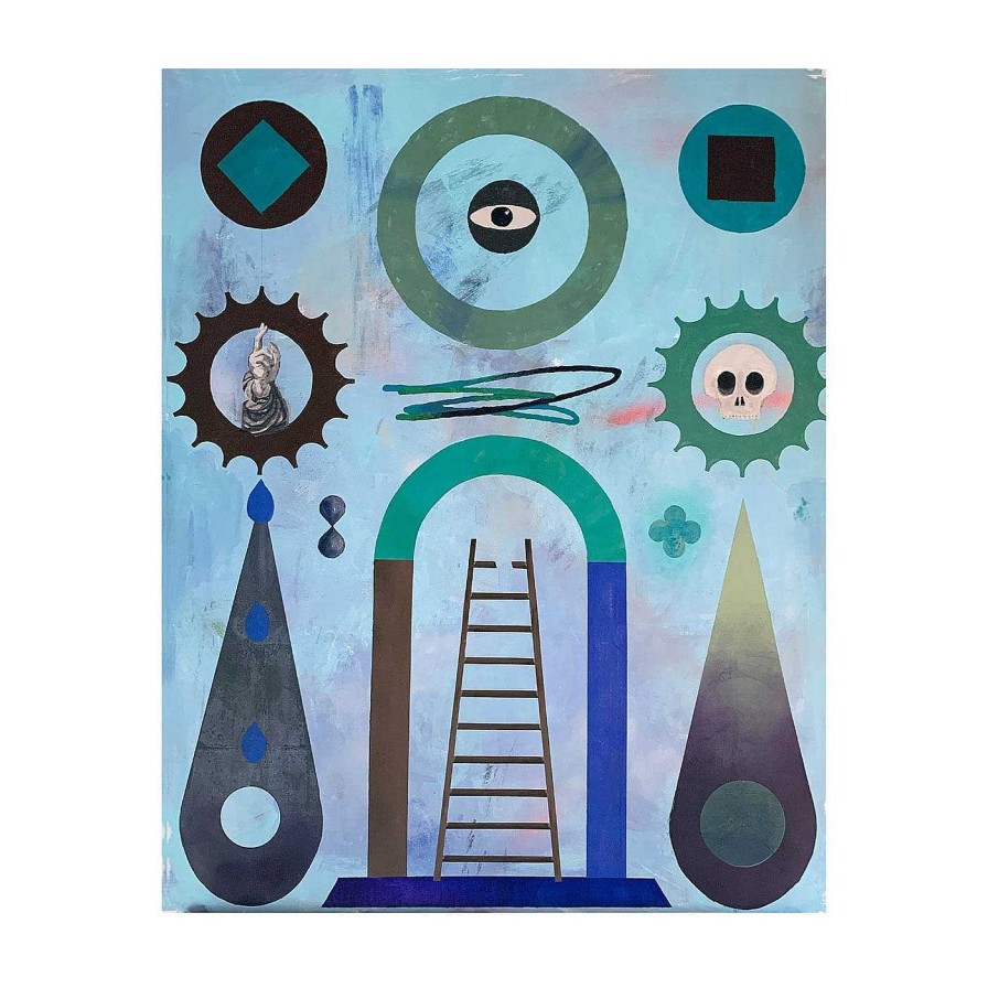 Art Paolo De Biasi Visions Surrealistes | Composizione Acrylique Sur Toile