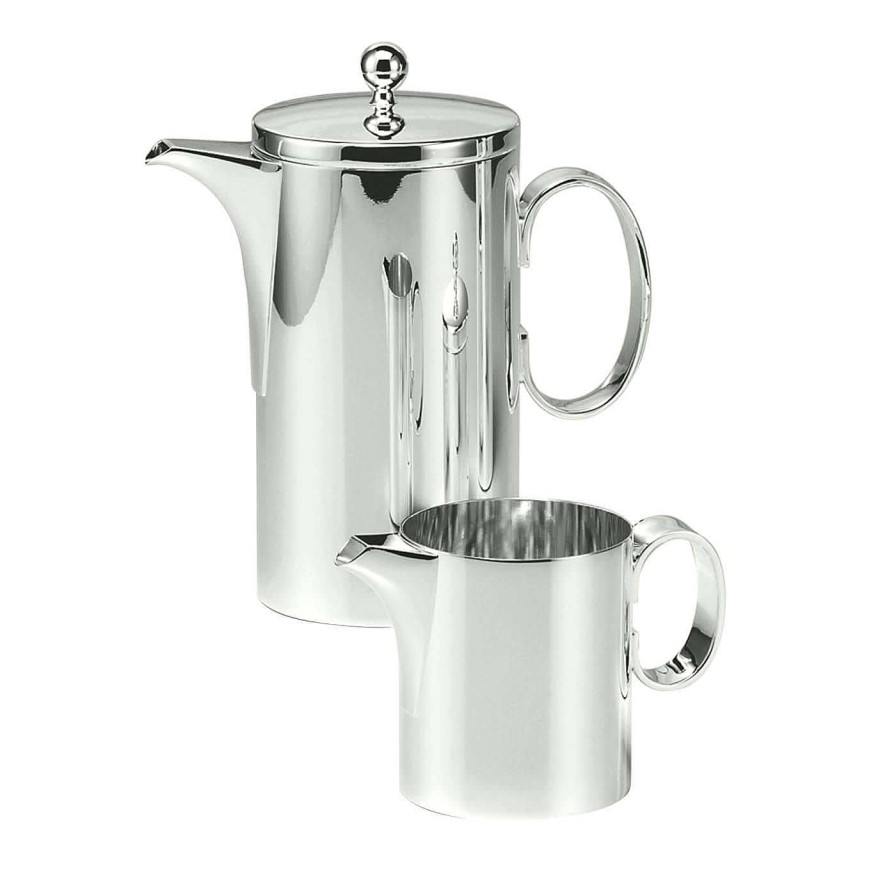 Arts De La Table Schiavon Theieres Et Cafetieres | Ensemble Theiere Et Pot A Lait Essentia Pour 12 Personnes