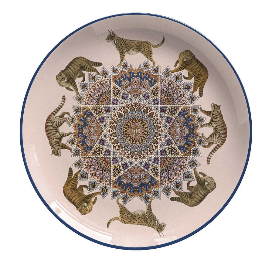 Arts De La Table Les Ottomans Assiettes Plates | Assiette Constantinople 9 En Porcelaine