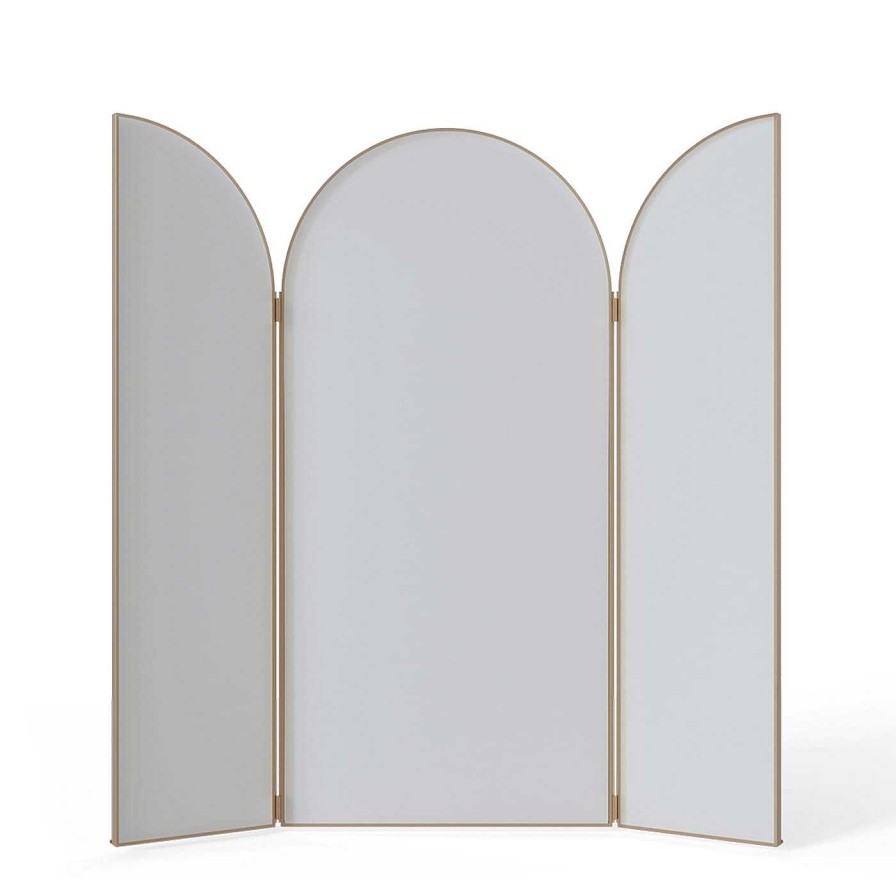 Decoration Devon&Devon Miroirs Psyches | Miroir Triptyque Zen Blanc