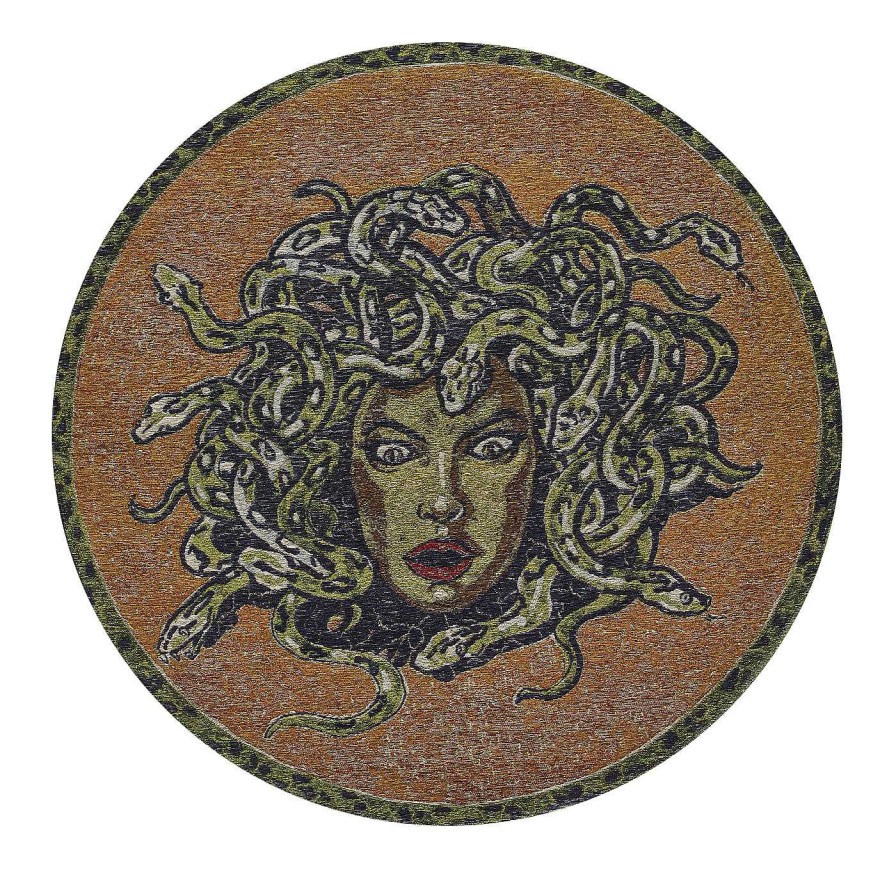 Decoration Sitap Carpet Couture Italia | Tapis Deco Medusa Beige