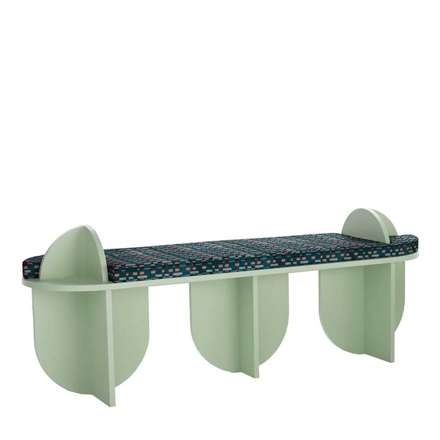 Mobilier Testatonda Bancs | F4 Piccadilly Teal Bench