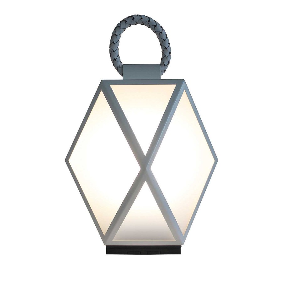 Eclairage Contardi Lighting Lanternes | Lampe A Poser D'Exterieur Muse Blanche De Tristan Auer