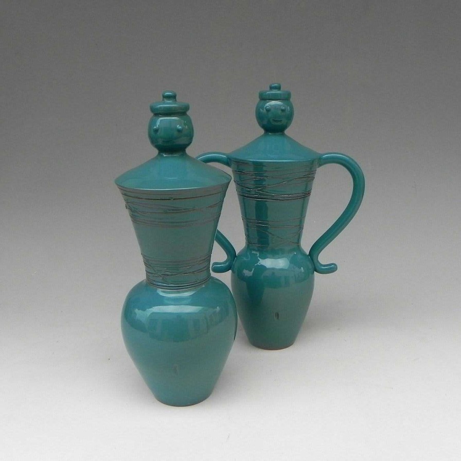 Decoration Mazzotti 1903 Vases Avec Couvercles | Sculpture Madama Renata