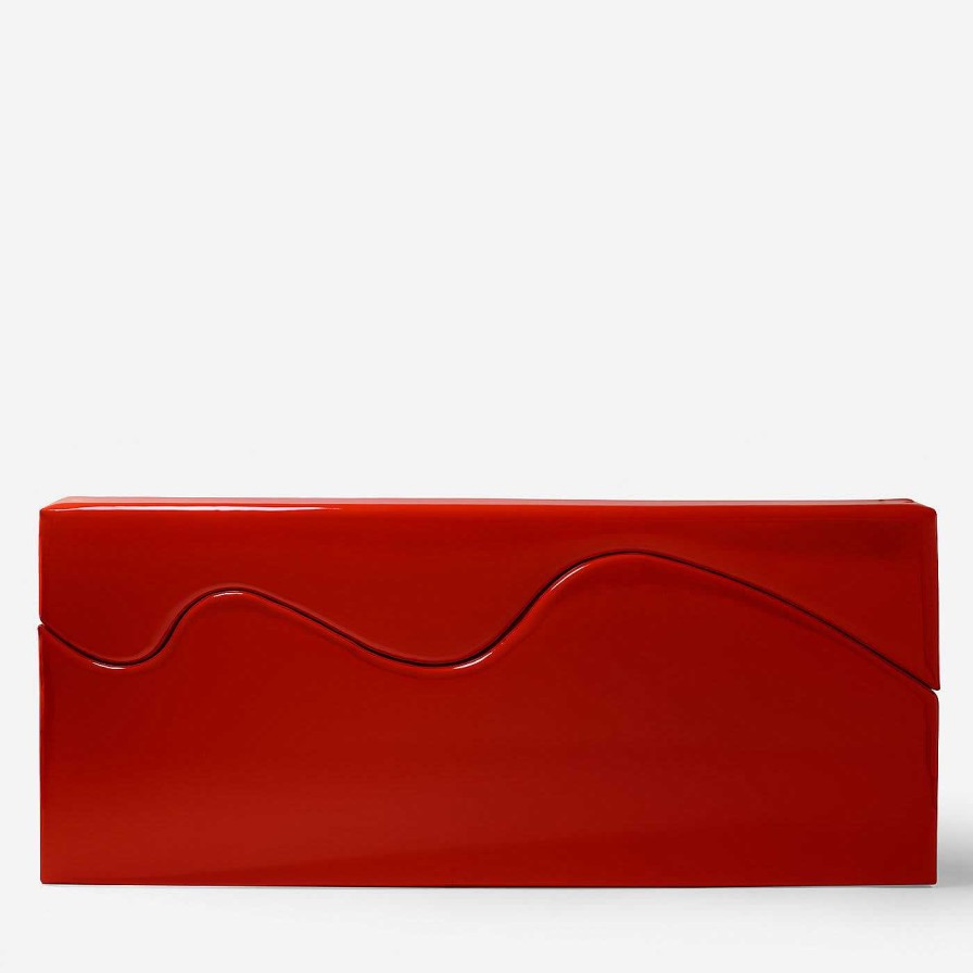 Mobilier Poltronova Canapes | Canape Rouge Superonda Par Archizoom