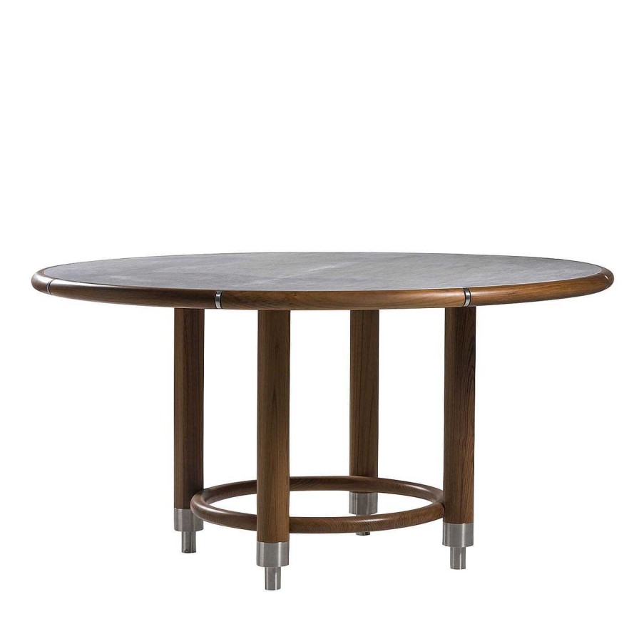 Mobilier Annibale Colombo Tables D'Exterieur | Table Ronde D'Exterieur Timo