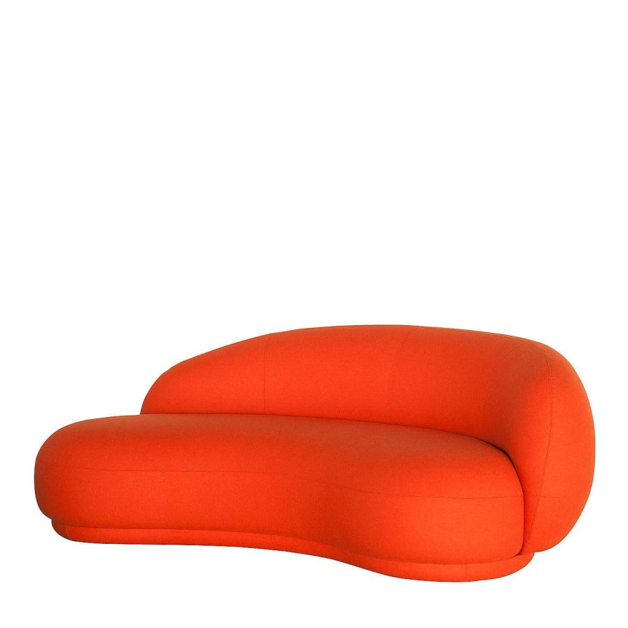 Mobilier Tacchini Meridienne | Chaise Longue Rouge Julep