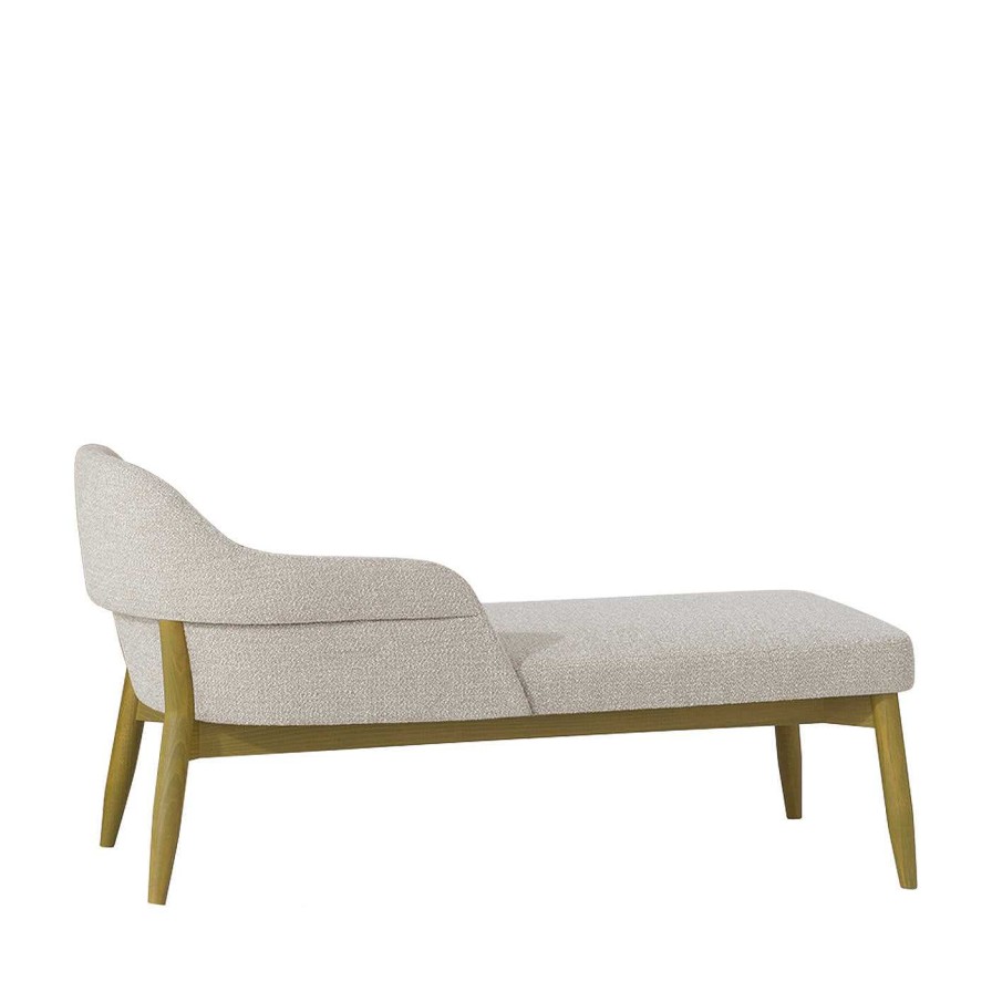 Mobilier Billiani 1911 Meridienne | Chaise Longue Spy 664 Beige Par Emilio Nanni