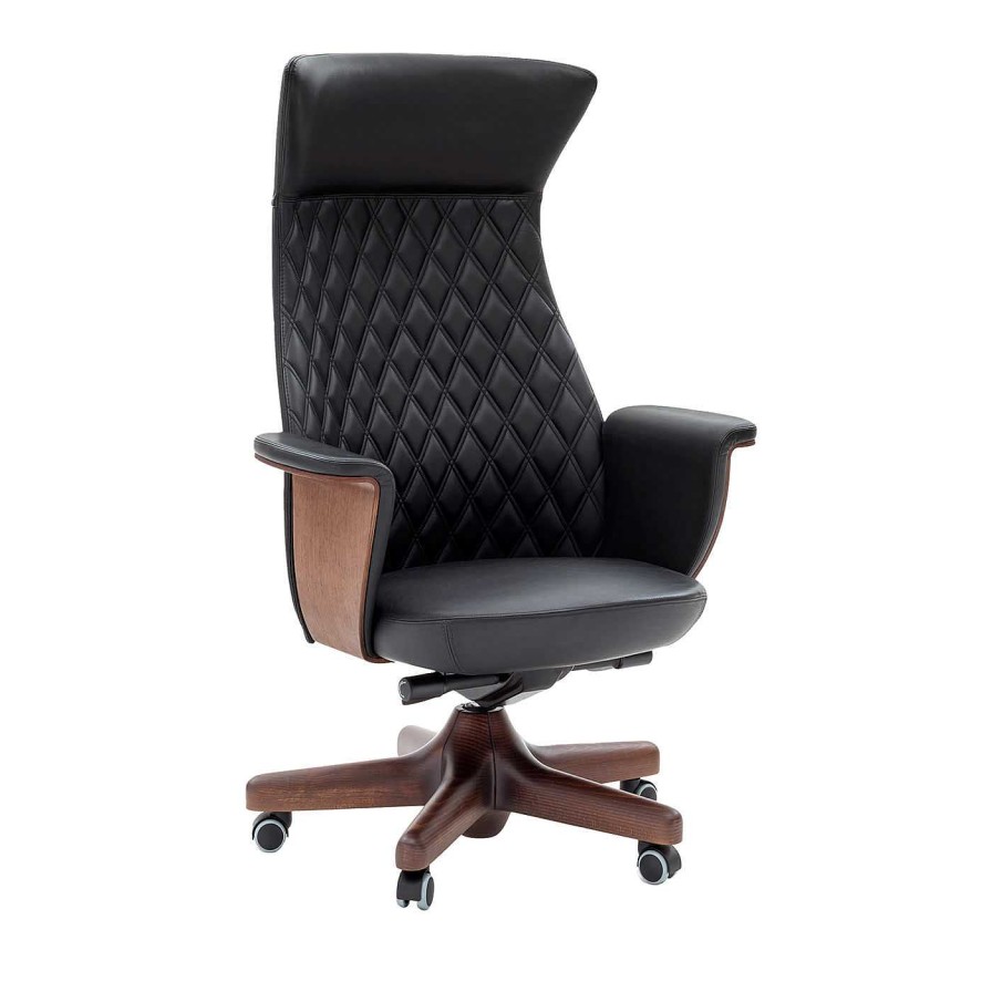 Mobilier Viganò & C. Chaises De Bureau | Fauteuil De Direction Charme Noir