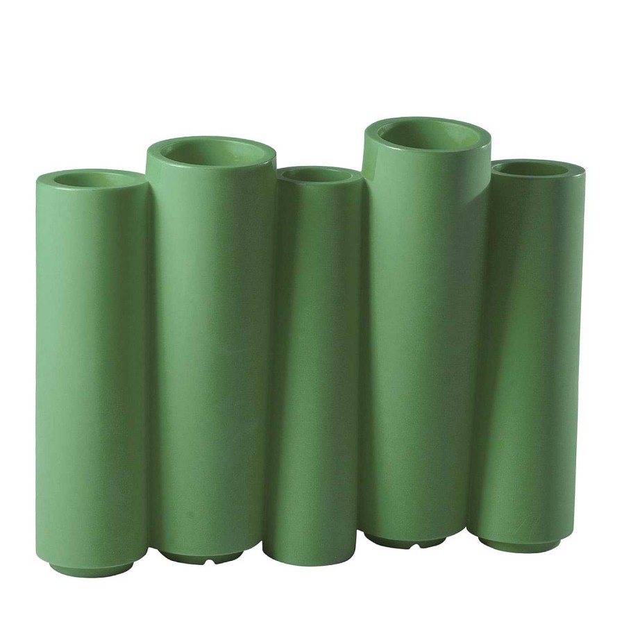 Decoration Slide Cache-Pots Et Porte-Vases | Porte-Vase En Bambou Malva Vert