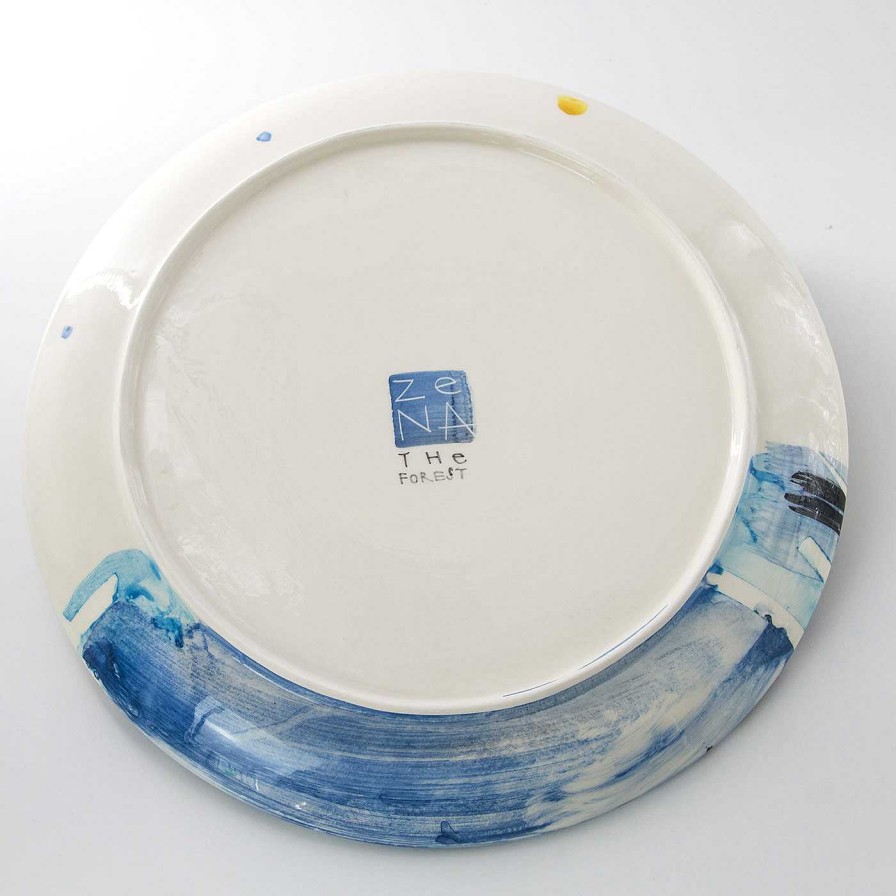 Arts De La Table ZeNA Plats De Service | Plat De Service Blue Forest