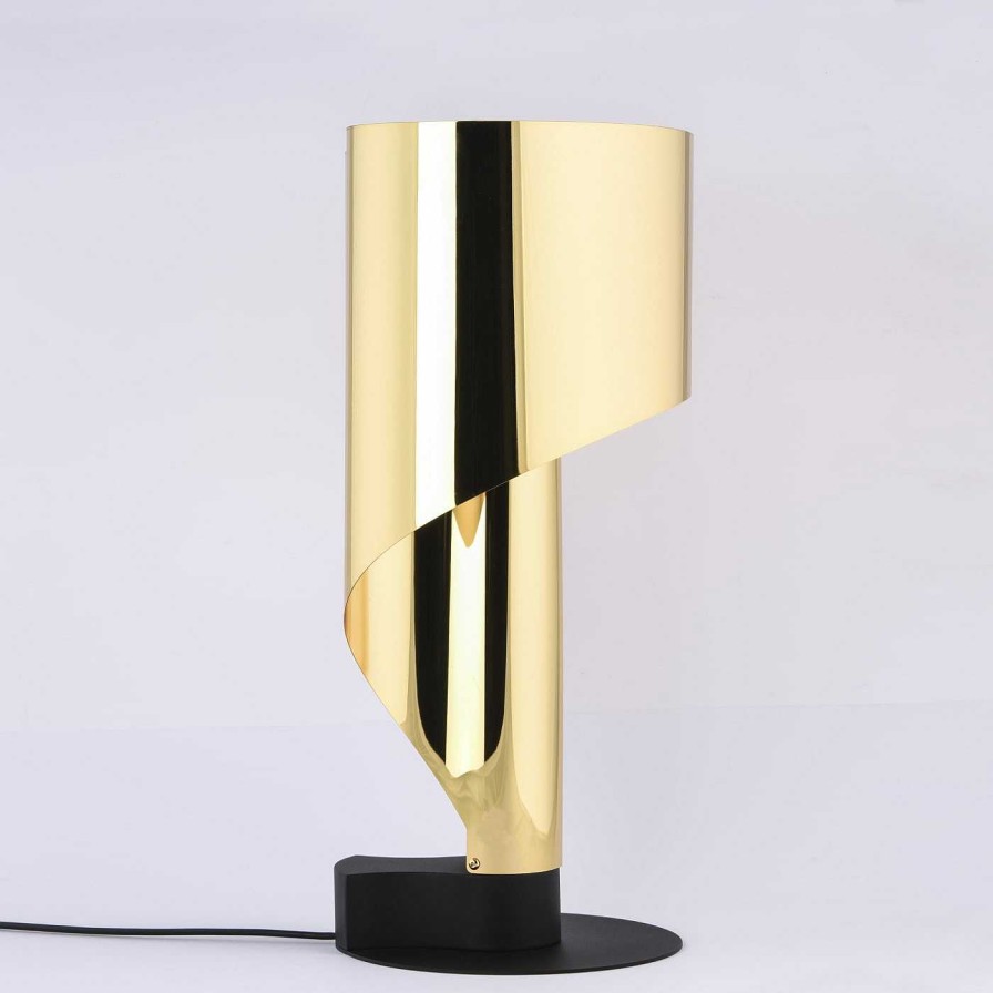 Eclairage Codiceicona Lampes De Table | Spinnaker Gold Lampe De Table Par Corsini Wiskemann