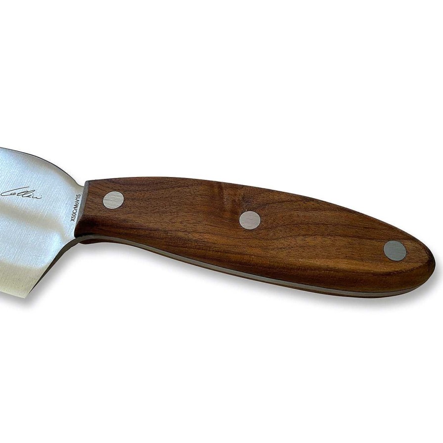 Arts De La Table Coltelleria Silvano Collini Couteaux De Cuisine | Couteau Santoku En Noyer