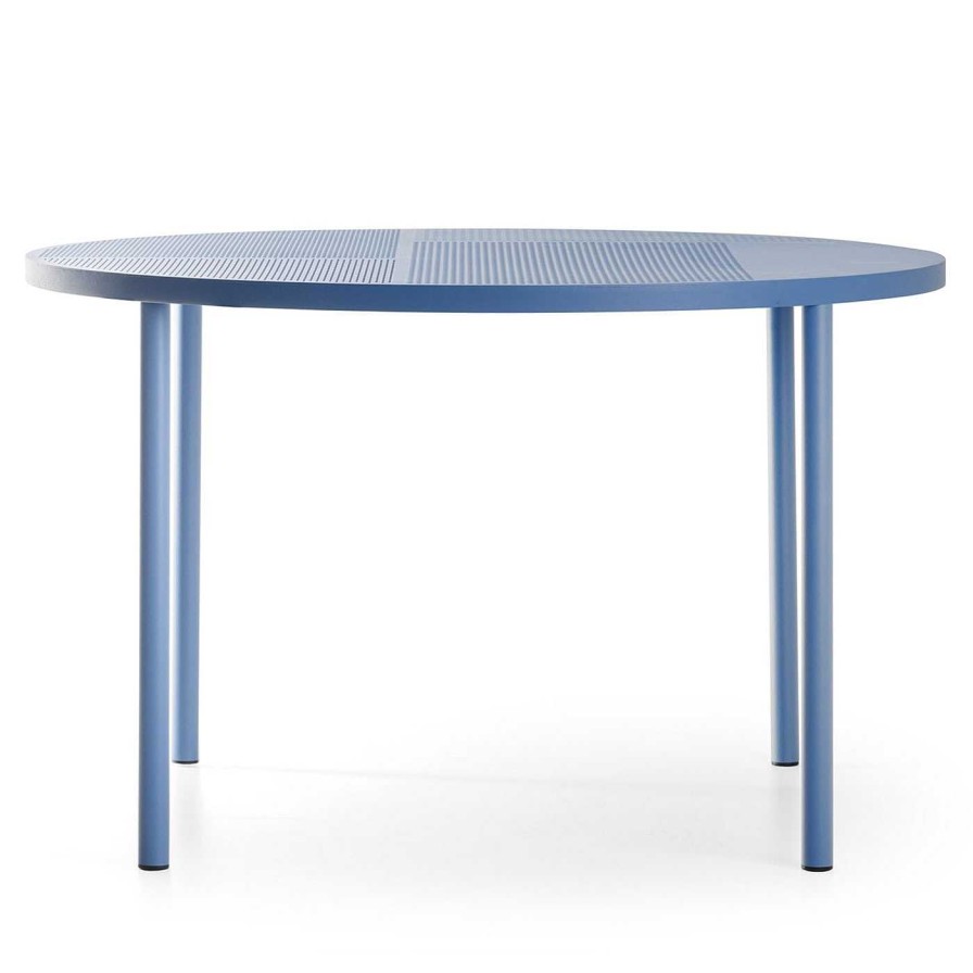 Mobilier 1 Tables D'Exterieur | Table Neo-Circulaire Bleue