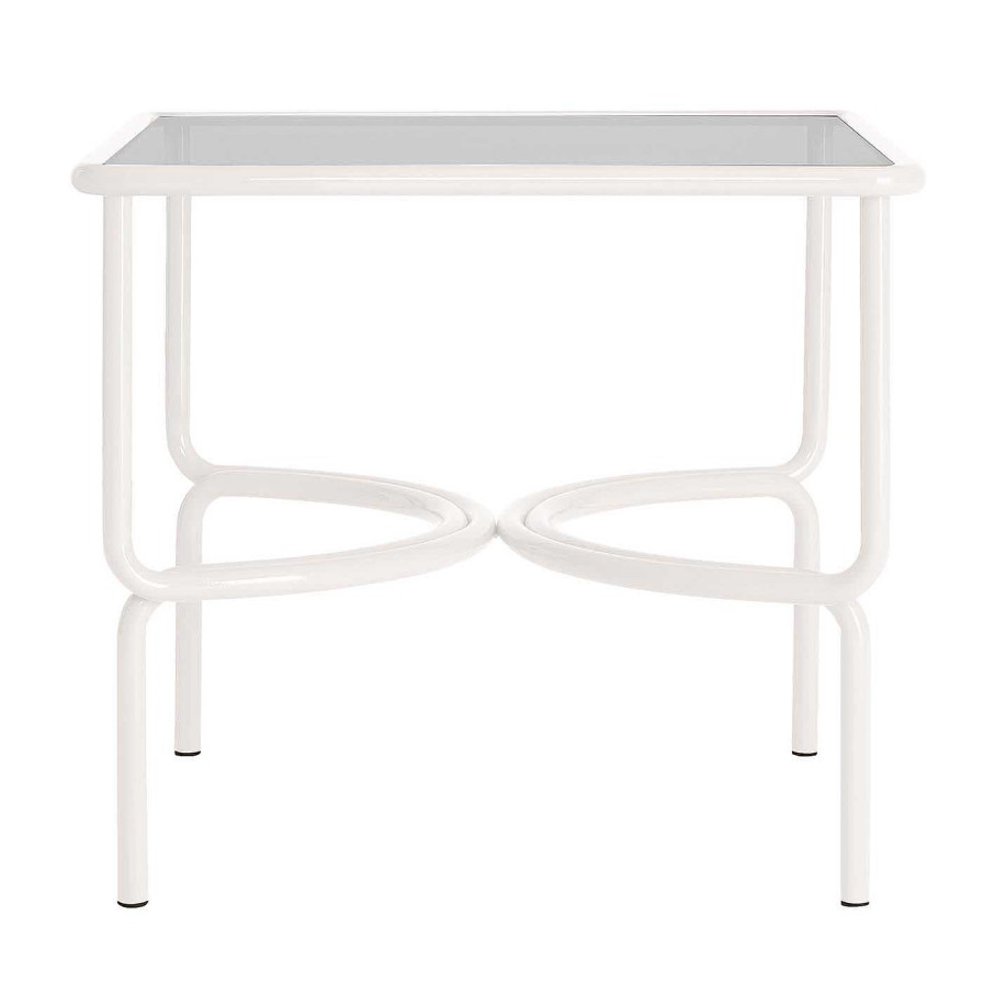 Mobilier Exteta Tables D'Exterieur | Locus Solus White Bistro Table By Gae Aulenti