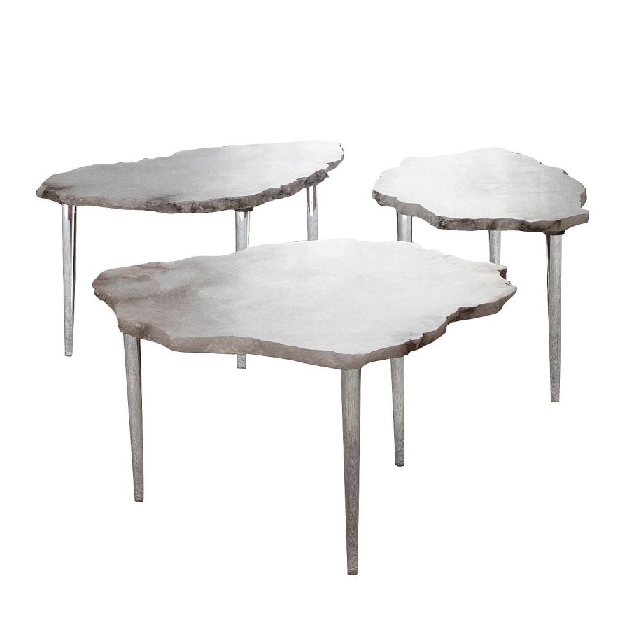 Mobilier FMM Design Tables Gigognes | A-68 Set De 3 Tables Basses