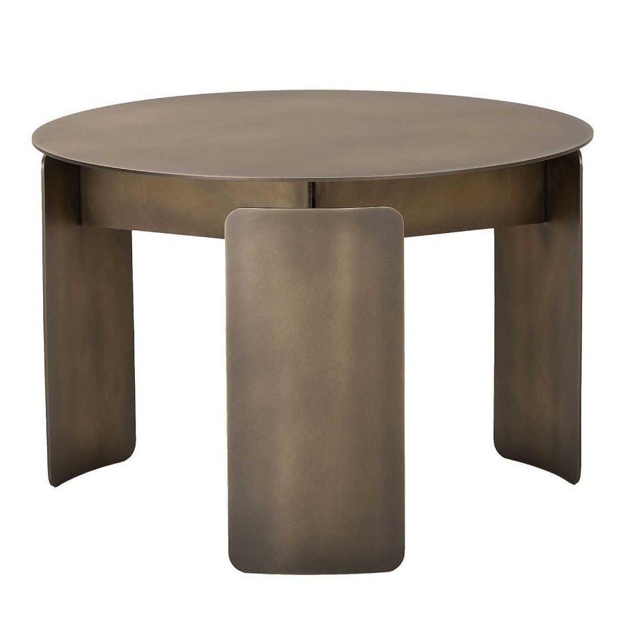 Mobilier Mingardo Tables D'Appoint | Table Basse En Bronze Nuageux Shirudo Par Elisa Honkanen