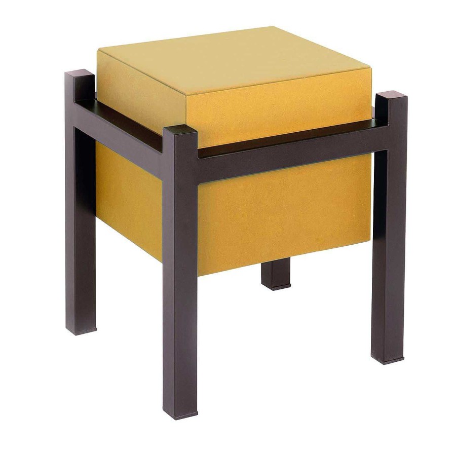 Mobilier Arkof Tables De Nuit | Table De Chevet Palafitta Jaune Par Studio14