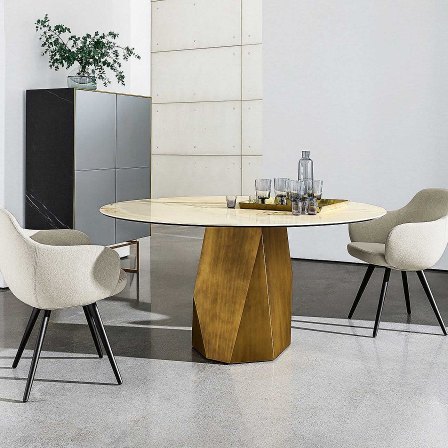 Mobilier Società Vetraria Trevigiana Tables De Salles A Manger | Table Brune Deod