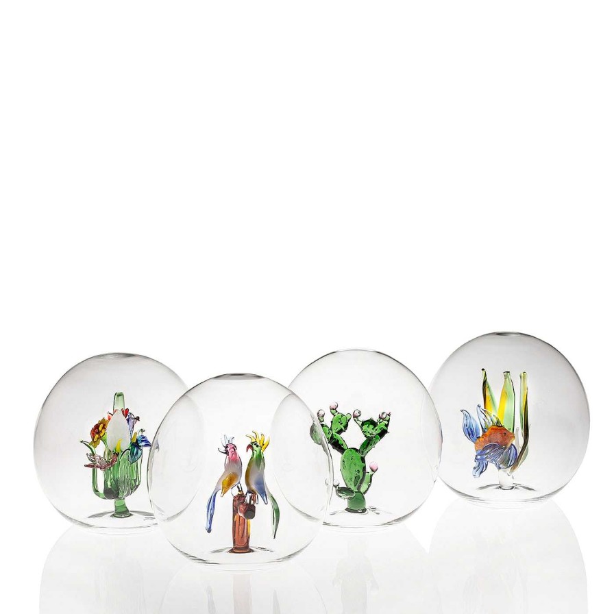 Decoration Casarialto Figurines | Mini Sphere De Fleurs Oasis