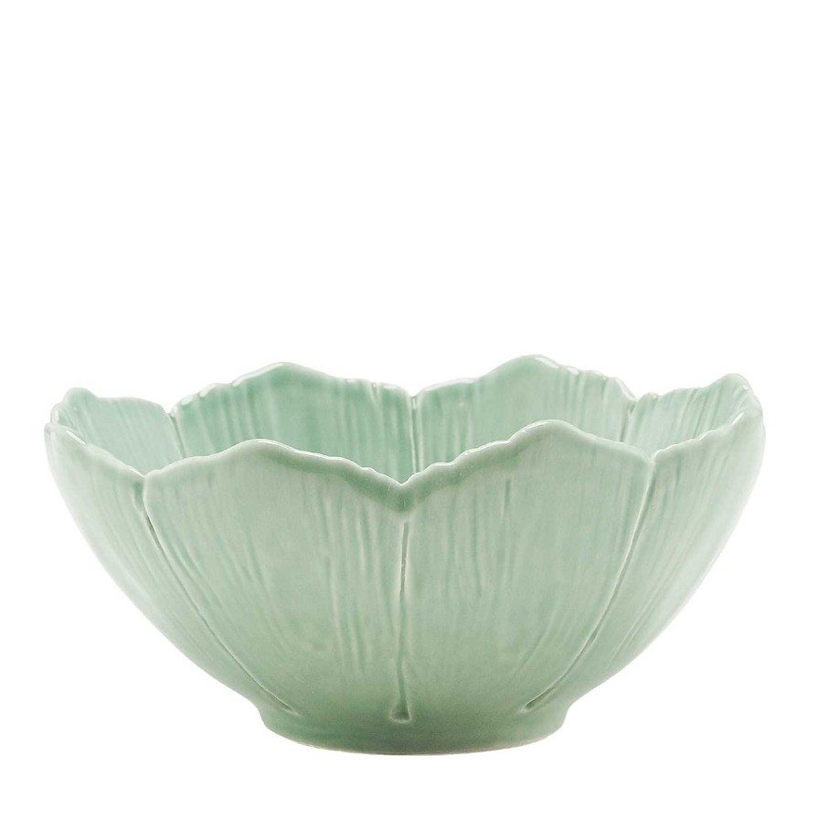 Arts De La Table Aquazzura Casa Bols | Cherry Blossom Set Of 2 Green Fine Ceramic Fruit Bowls (Jeu De 2 Coupes A Fruits En Ceramique Fine Verte)