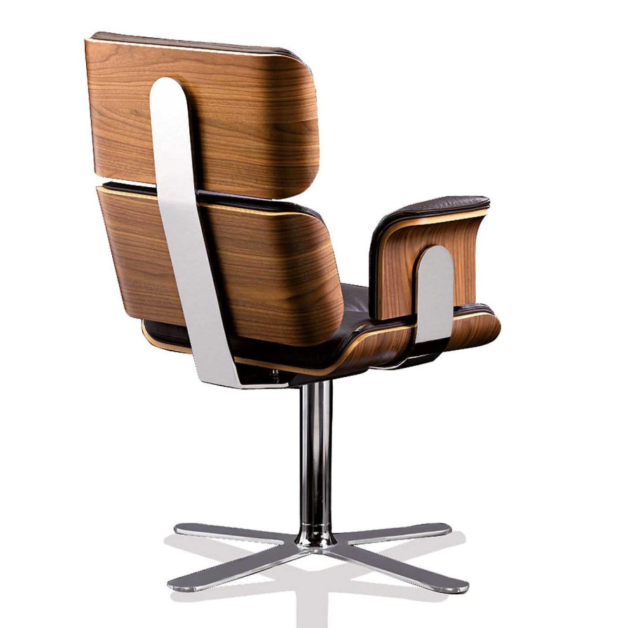 Mobilier Altek Italia Design Chaises De Bureau | Armadillo 5 Fauteuil De Bureau Brun Fonce Par Rainer Bachschmid