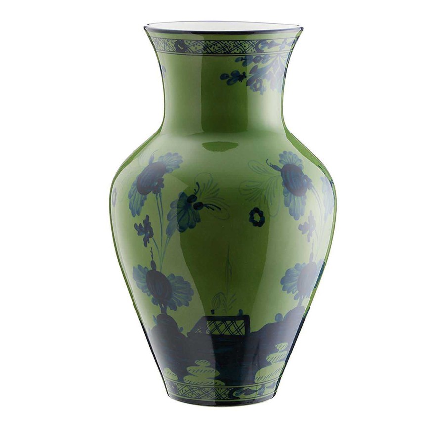 Decoration GINORI 1735 Vases A Fleurs | Oriente Italiano Vase Ming En Malachite