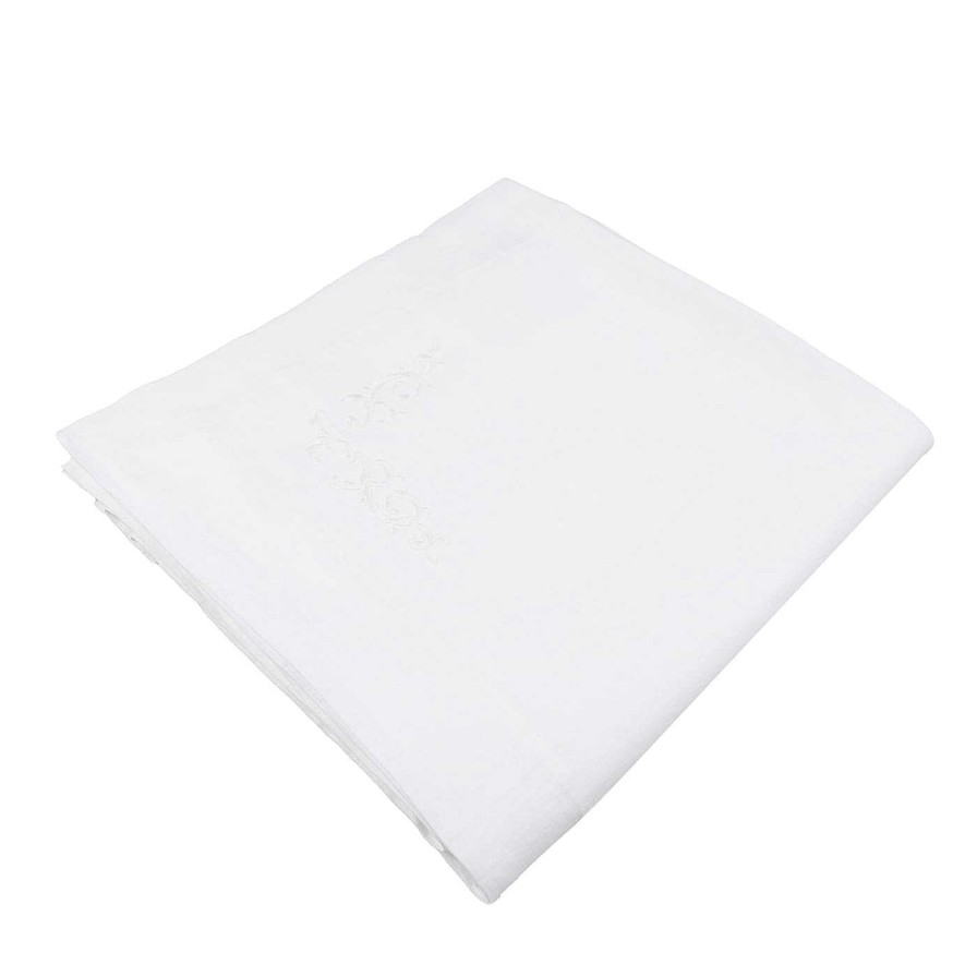 Arts De La Table Rivolta Carmignani Nappes | Nappe Blanche Brodee Decoro