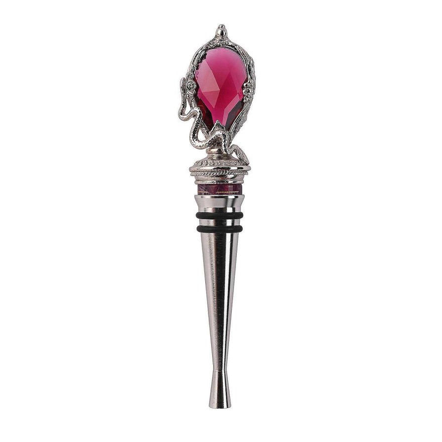 Arts De La Table Walking Sticks Accessoires De Bar | Bouchon De Vin A Feuille Rouge