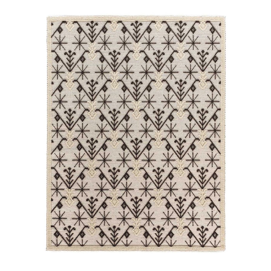 Decoration Mariantonia Urru | Tapis Prato Noir Et Blanc De Carolina Melis