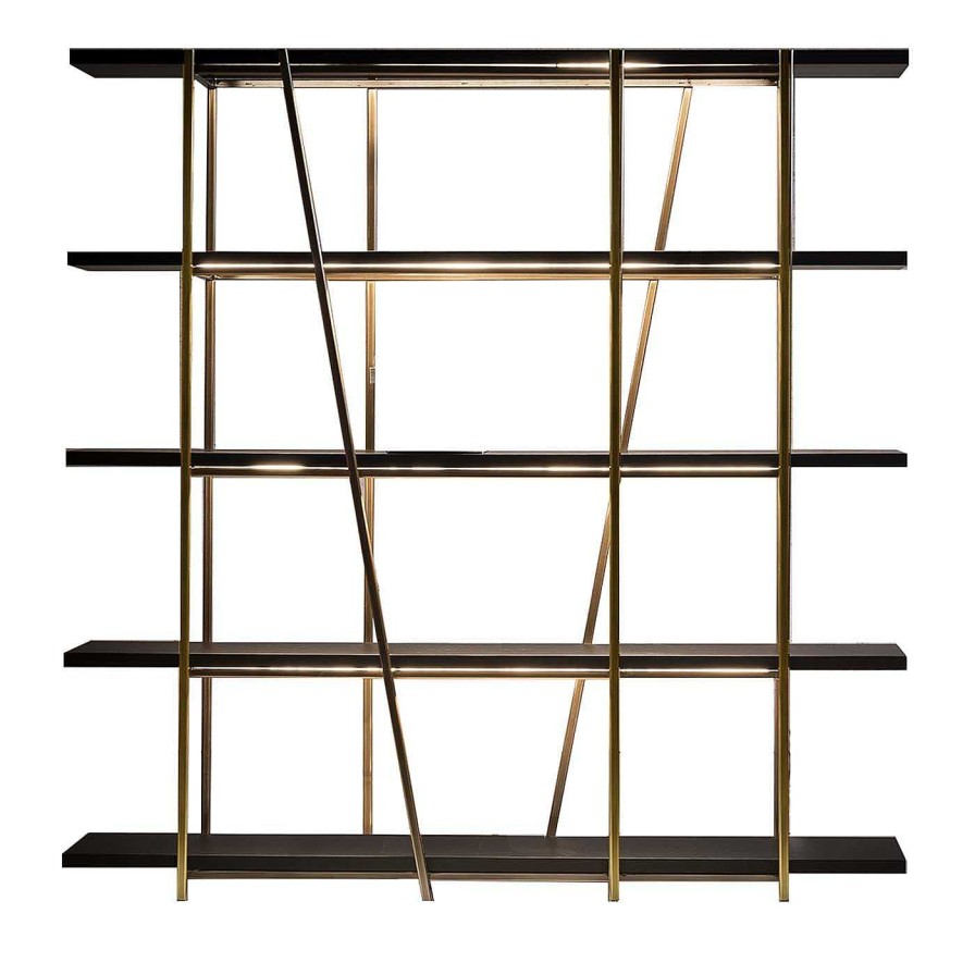 Mobilier Bamax Bibliotheques | Bibliotheque Noire Slash