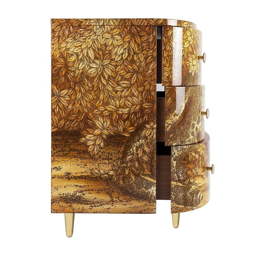 Mobilier Fornasetti Commodes | Commode Incurvee Leopardo