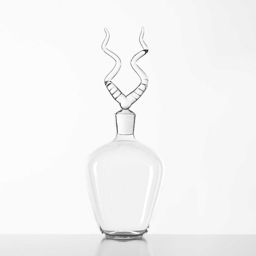 Arts De La Table Simone Crestani Carafes Et Pichets | Bouteille En Verre Antilope