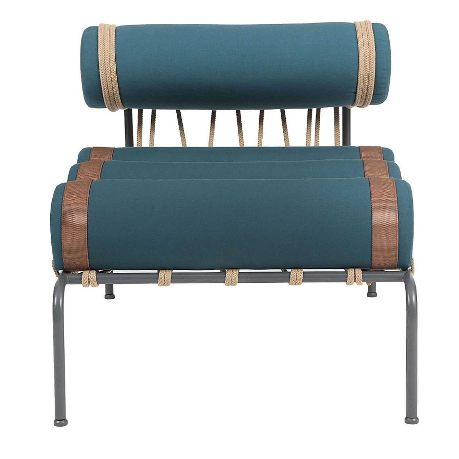 Mobilier DalMoto Fauteuils D'Exterieur | Fauteuil Kylindo Bleu Petrole