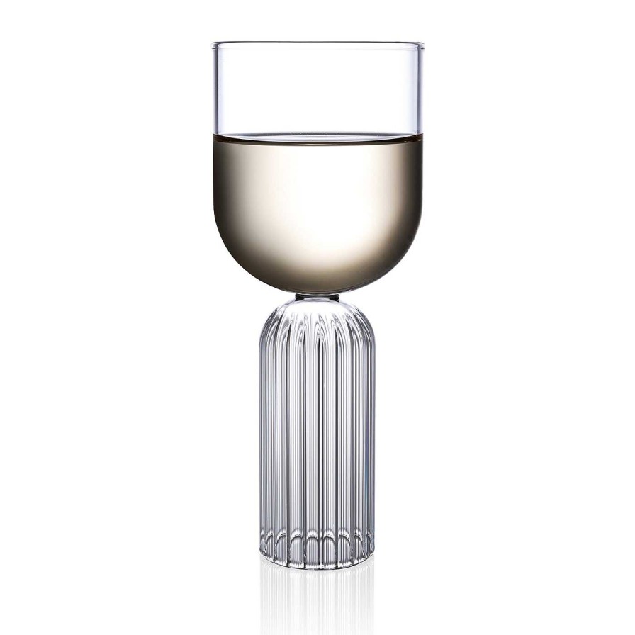 Arts De La Table fferrone Verres A Vin | Lot De 2 Verres May A Pied Moyen