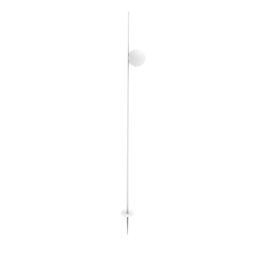 Eclairage Karman Outdoor Floor Lamps | Atmosphere Medium White Outdoor Floor Lamp #1