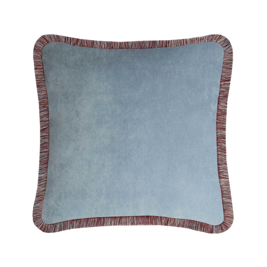 Decoration LO Decor Coussins | Happy Pillow Laos Coussin Bleu Clair