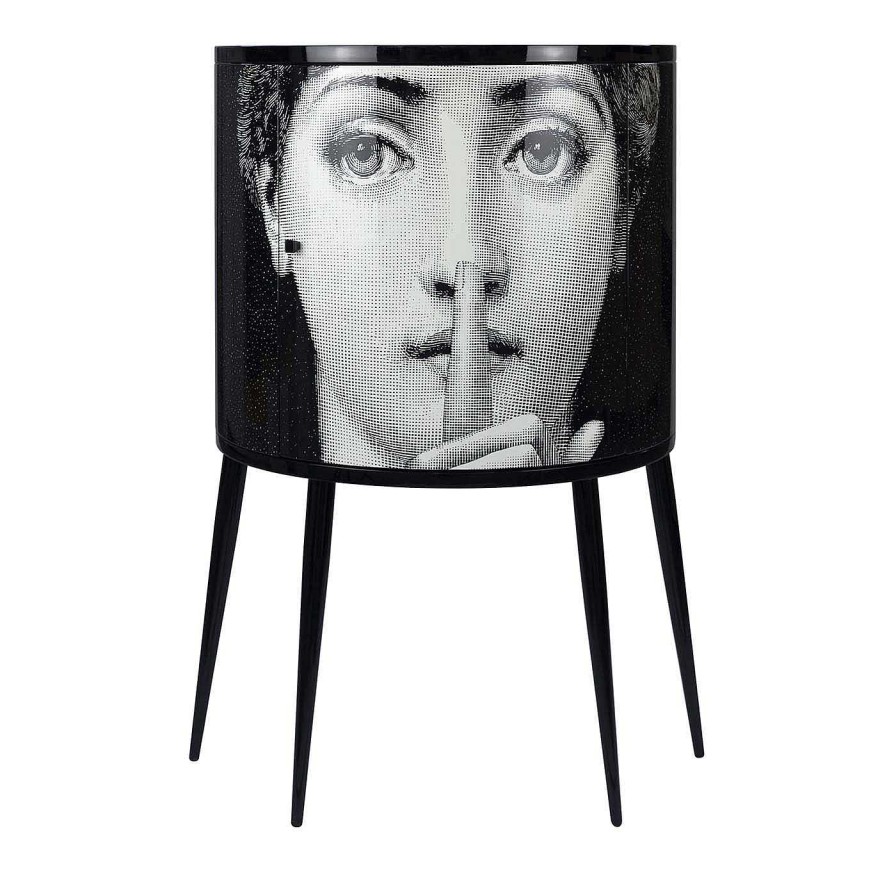 Mobilier Fornasetti Armoires | Silenzio Petite Armoire Courbee