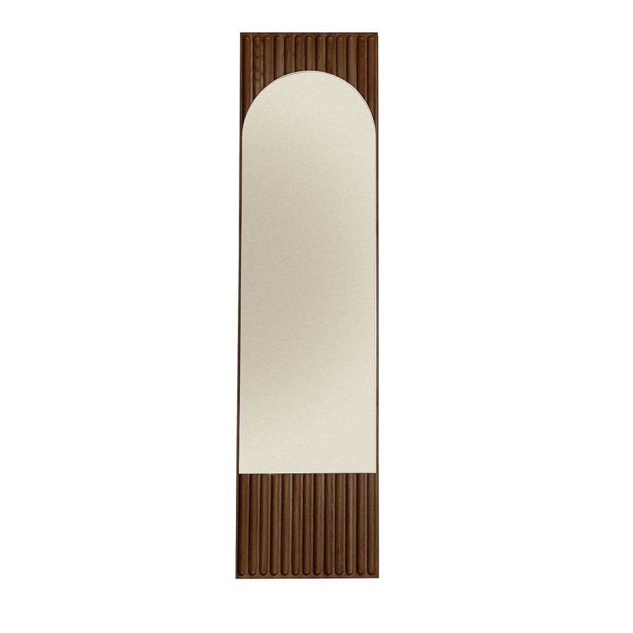 Decoration Dale Italia Miroirs Psyches | Tutto Sesto Miroir Rectangulaire En Frene Brun