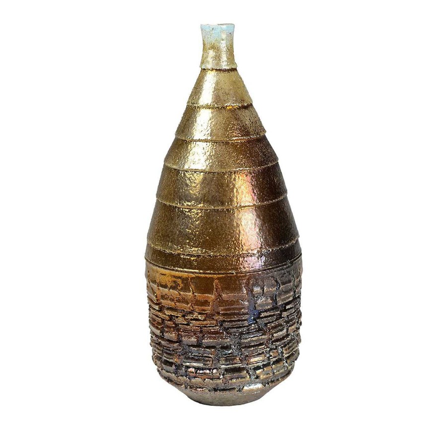 Decoration Sebastiano Fischer Bouteilles Decoratives | Bouteille En Raku Materica