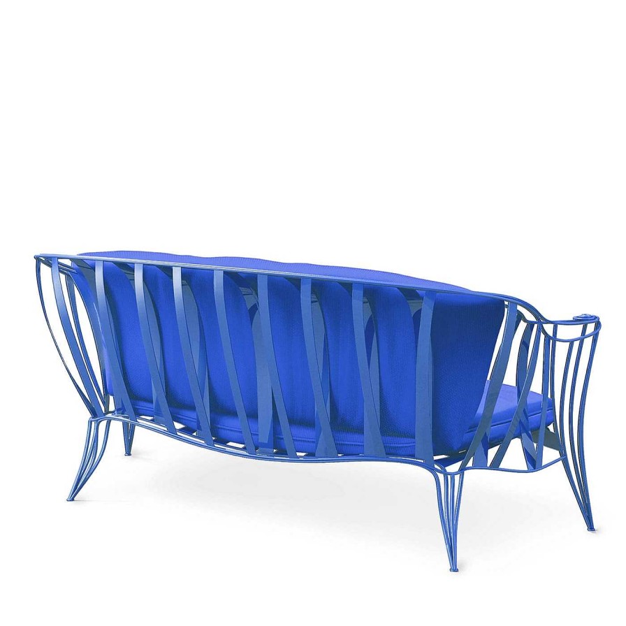 Mobilier Sergio Villa Canapes Et Bancs D'Exterieur | Canape Bleu Opus Garden De Carlo Rampazzi