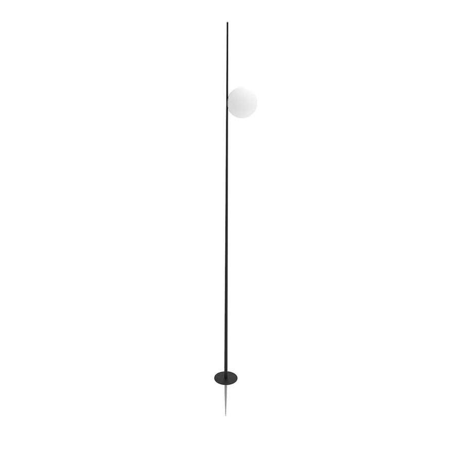 Eclairage Karman Outdoor Floor Lamps | Atmosphere Medium Black Outdoor Floor Lamp #1