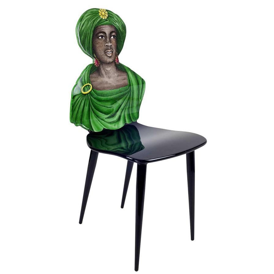 Mobilier Fornasetti Chaises | Chaise Moro Green