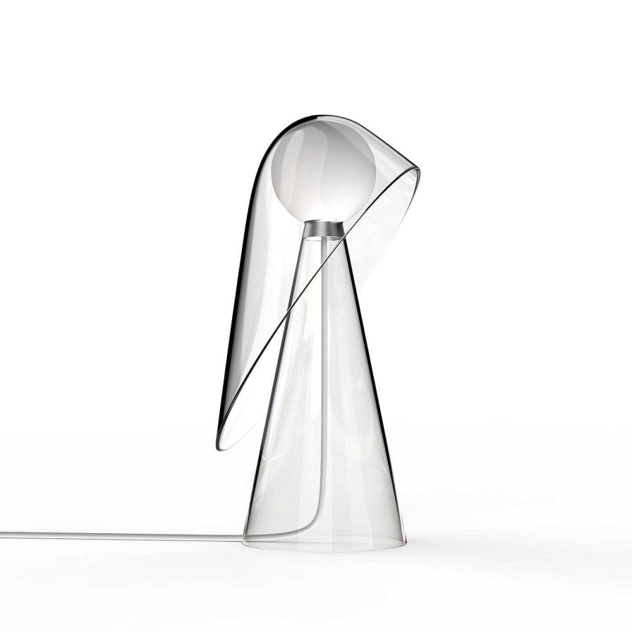 Eclairage Mason Editions Lampes De Table | Lampe De Table Transparente Mademoiselle Par Quaglio Simonelli