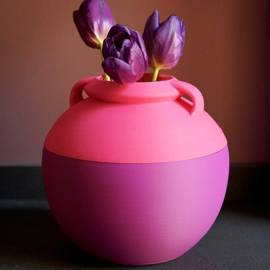 Decoration Pop Pot Amphores | Numa Pompilio Pink&Purple Par Arabella Rocca & Giacomo Sanna