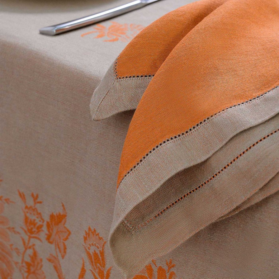 Arts De La Table Rivolta Carmignani Serviettes De Table | Lot De 4 Serviettes Boboli Amber