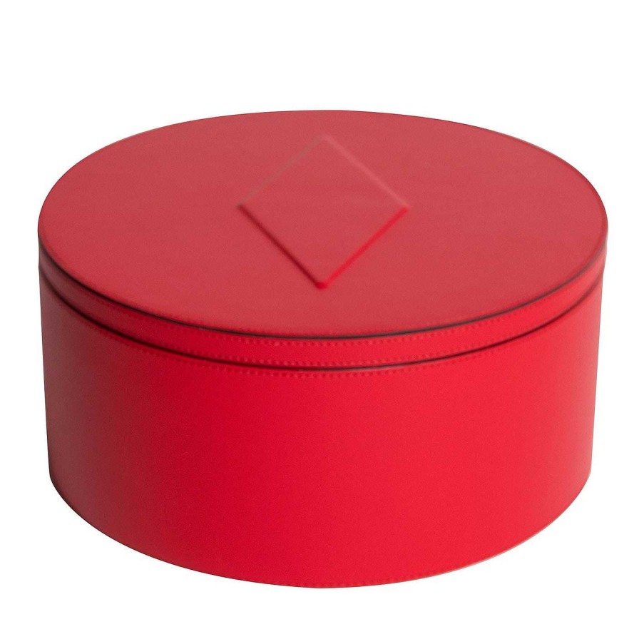 Decoration Luhdo Boites | Intarsio True Red Circle Box