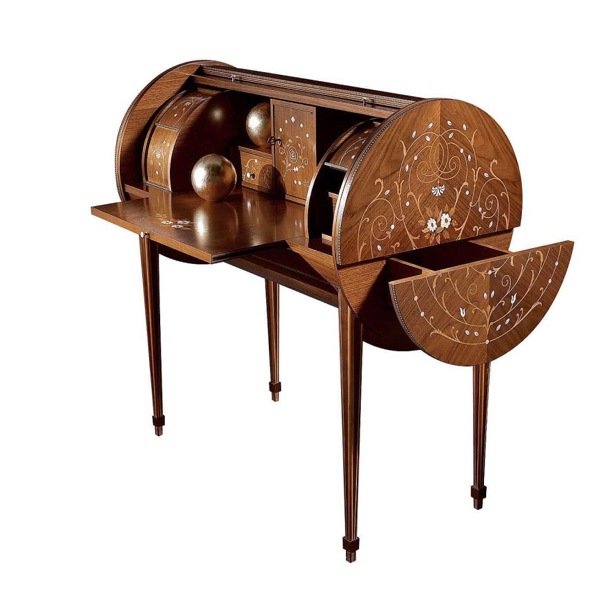 Mobilier Carpanelli Bureaux Et Secretaires | Bureau De Secretaire Arts En Noyer