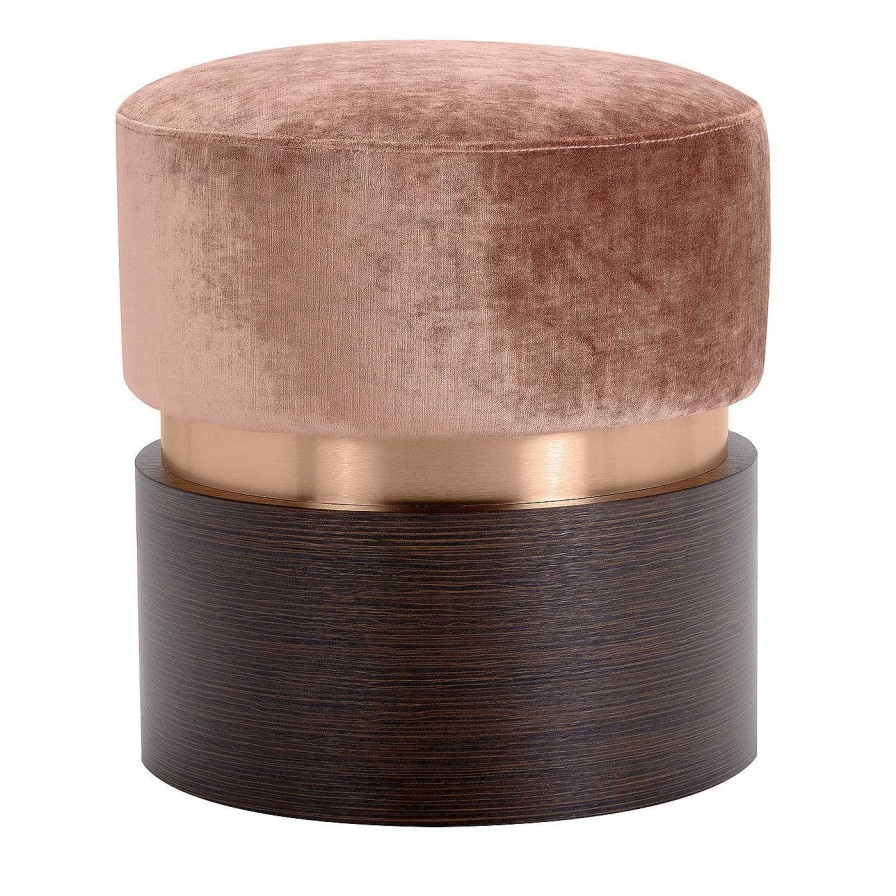 Mobilier Domingo Salotti Ottomans Et Poufs | Pouf Tara Mix Rose