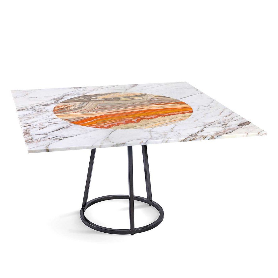 Mobilier Budri Tables De Salles A Manger | Table Carree Polychrome Pantheon De Maarten De Ceulaer